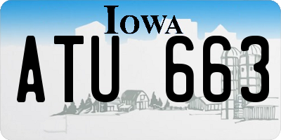 IA license plate ATU663