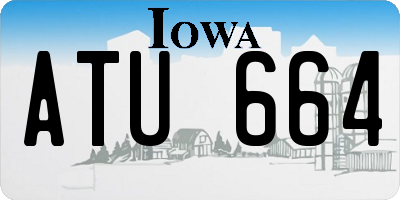 IA license plate ATU664