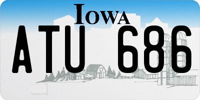 IA license plate ATU686