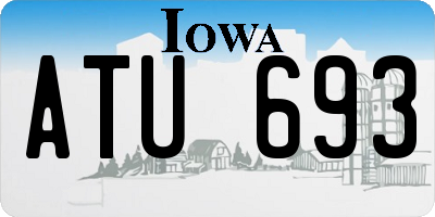 IA license plate ATU693