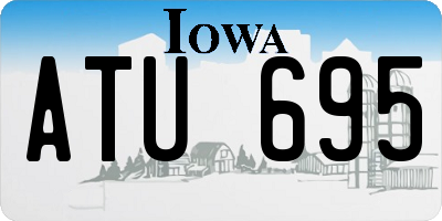 IA license plate ATU695