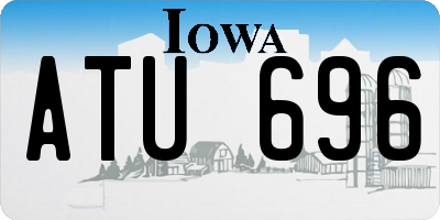 IA license plate ATU696