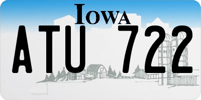 IA license plate ATU722