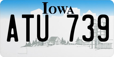 IA license plate ATU739