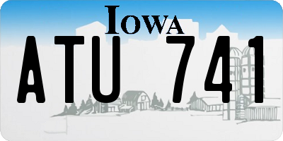 IA license plate ATU741