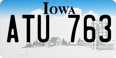 IA license plate ATU763