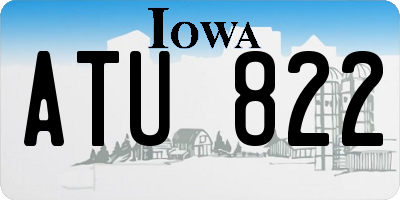 IA license plate ATU822