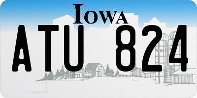 IA license plate ATU824