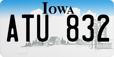 IA license plate ATU832