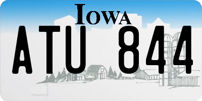 IA license plate ATU844