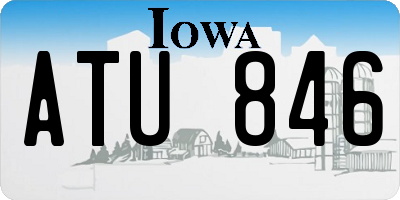 IA license plate ATU846