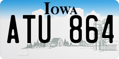 IA license plate ATU864