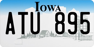 IA license plate ATU895