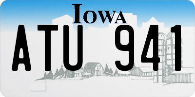 IA license plate ATU941