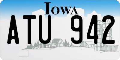 IA license plate ATU942