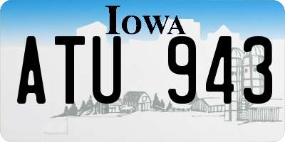 IA license plate ATU943