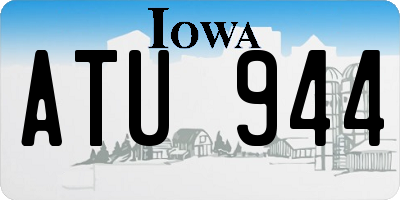 IA license plate ATU944