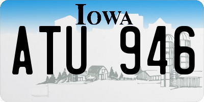 IA license plate ATU946