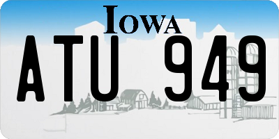 IA license plate ATU949