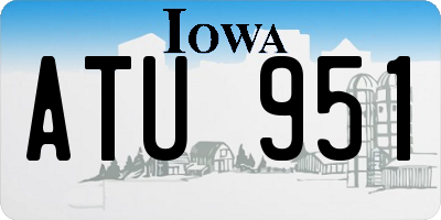 IA license plate ATU951