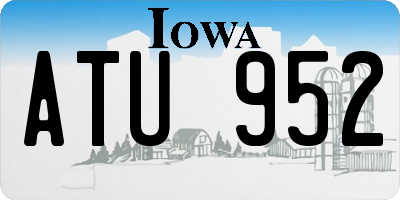 IA license plate ATU952