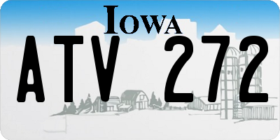 IA license plate ATV272