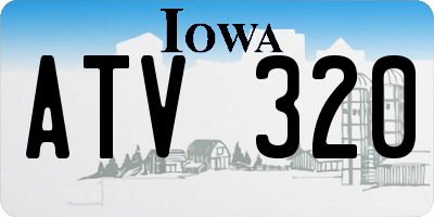 IA license plate ATV320