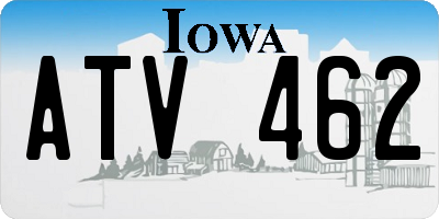 IA license plate ATV462