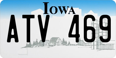 IA license plate ATV469