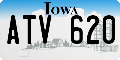 IA license plate ATV620