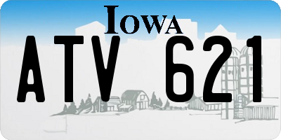 IA license plate ATV621