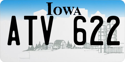 IA license plate ATV622