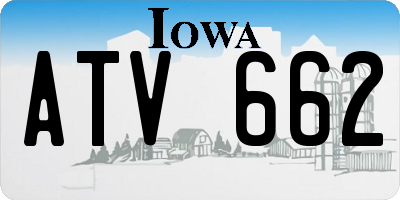 IA license plate ATV662