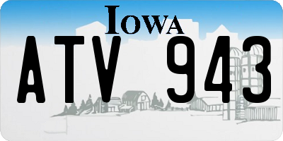 IA license plate ATV943