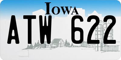 IA license plate ATW622