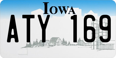 IA license plate ATY169