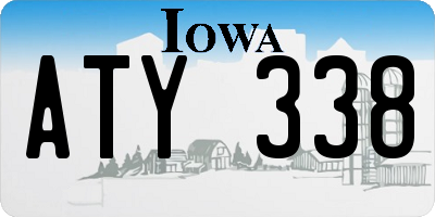 IA license plate ATY338