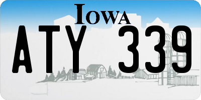 IA license plate ATY339