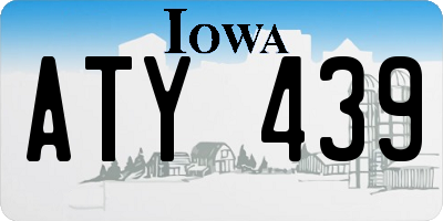 IA license plate ATY439