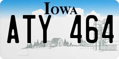 IA license plate ATY464