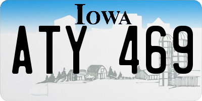 IA license plate ATY469