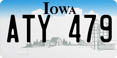 IA license plate ATY479