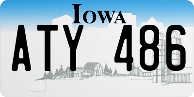 IA license plate ATY486