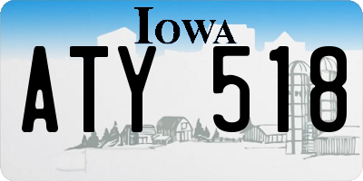 IA license plate ATY518