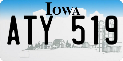 IA license plate ATY519