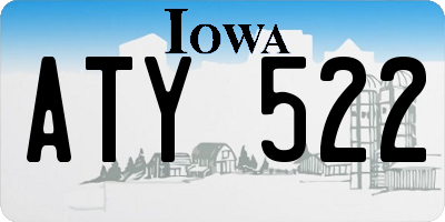 IA license plate ATY522