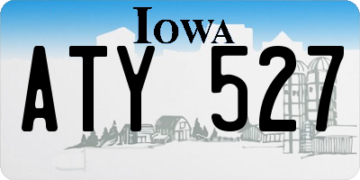 IA license plate ATY527