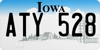 IA license plate ATY528