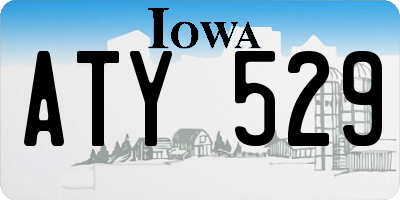 IA license plate ATY529