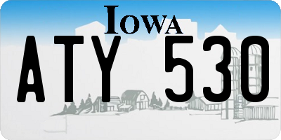 IA license plate ATY530